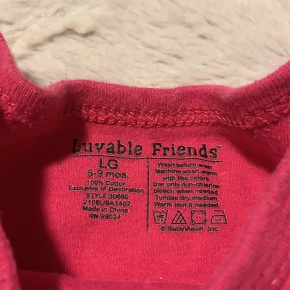 (3 for $10) luvable friends little princess bodysuit - Picture 4 of 4